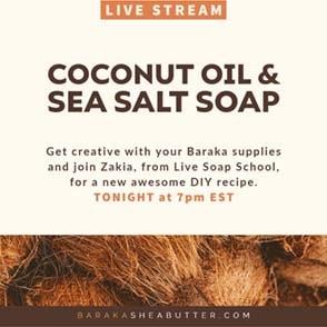 Coconut Oil & Sea Salt Soap