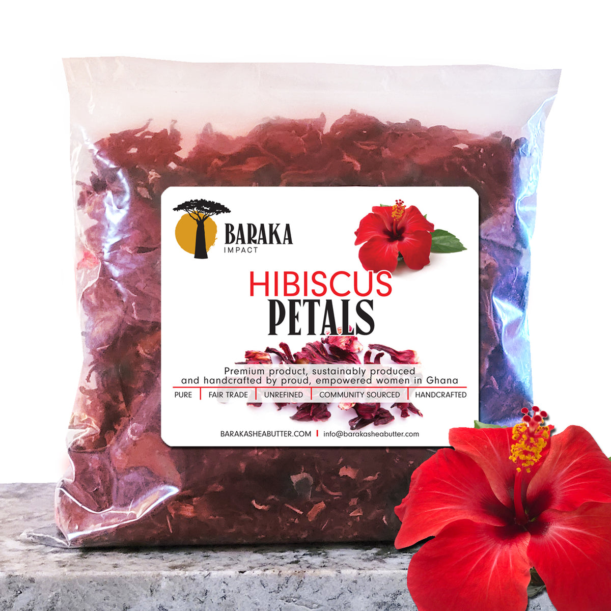 PRE ORDER | Dried Hibiscus Petals